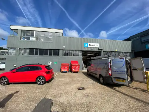 Click Here To Enlarge This Photo Of Commercial Air Conditioning Installation - Teapigs Warehouse&comma; West London