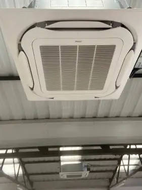 Click Here To Enlarge This Photo Of Commercial Air Conditioning Installation - Teapigs Warehouse&comma; West London